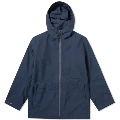 Shop Nanamica Nylon Gore-tex Cruiser Jacket In Blue