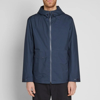 Shop Nanamica Nylon Gore-tex Cruiser Jacket In Blue