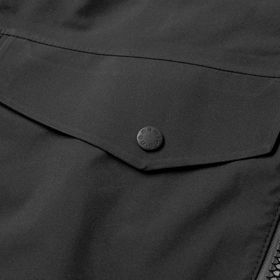 Shop Nanamica Nylon Gore-tex Cruiser Jacket In Black