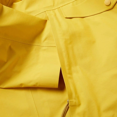 Shop Nanamica Nylon Gore-tex Cruiser Jacket In Yellow