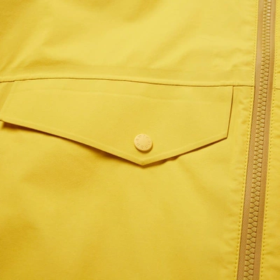 Shop Nanamica Nylon Gore-tex Cruiser Jacket In Yellow