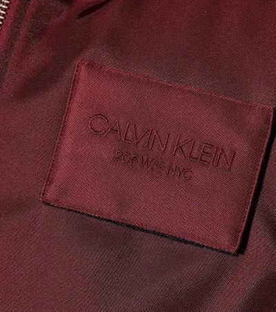 Shop Calvin Klein 205w39nyc Bomber Coat In Purple