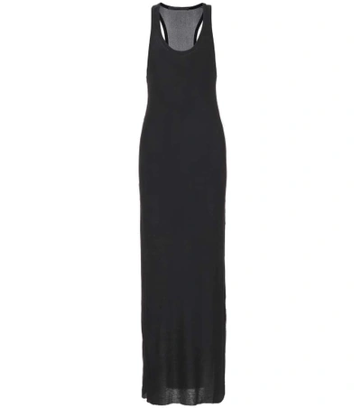 Shop Haider Ackermann Sleeveless Silk-blend Dress In Black