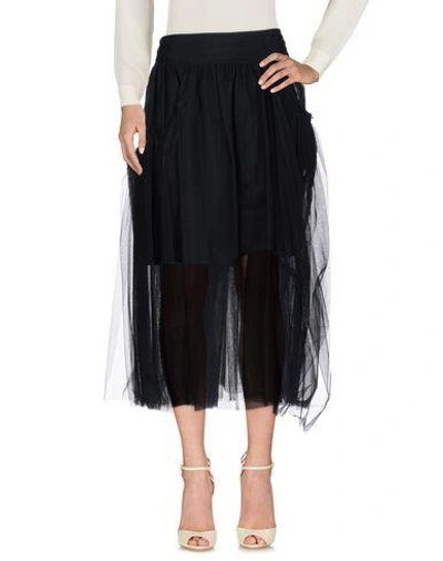 Shop Simone Rocha 3/4 Length Skirt In Black