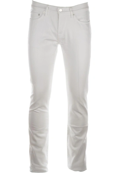 Shop Burberry Men's Jeans Denim In White