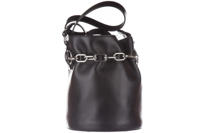 Shop Alexander Wang Women's Leather Shoulder Bag Alpha In Black
