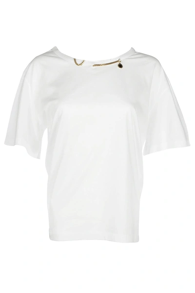 Shop Stella Mccartney Women's T-shirt Short Sleeve Crew Neck Round In White