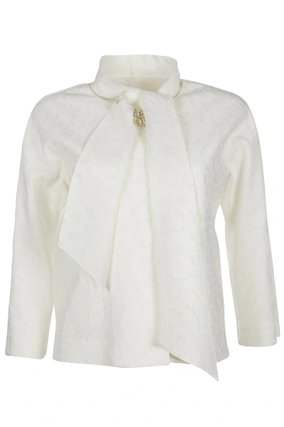 Shop Ermanno Scervino Women's Jacket Blazer In White