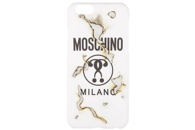 Shop Moschino Cover Case Iphone 6 Plex In White