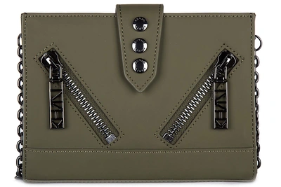 Shop Kenzo Women's Clutch With Shoulder Strap Handbag Bag Purse  Wallet In Green