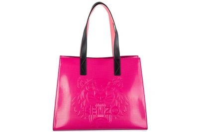 Shop Kenzo Women's Handbag Shopping Bag Purse Tote Tiger In Pink