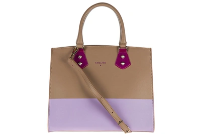 Shop Patrizia Pepe Women's Handbag Shopping Bag Purse In Beige