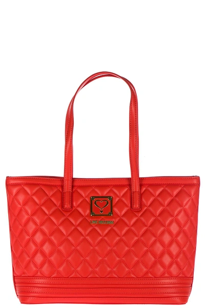 Shop Love Moschino Women's Shoulder Bag In Orange