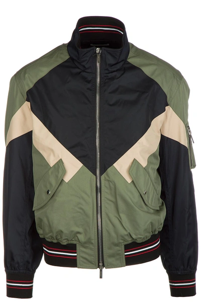 Shop Dior Men's Outerwear Jacket Blouson In Green