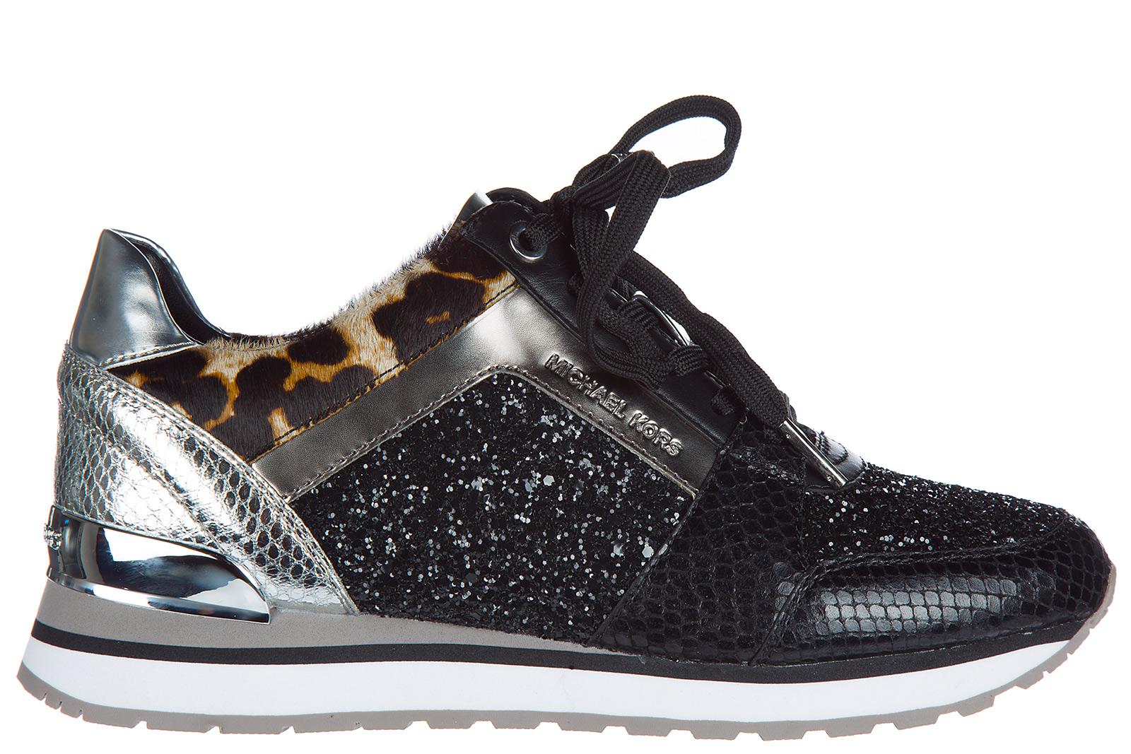 womens black michael kors trainers