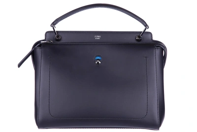 Shop Fendi Women's Leather Handbag Shopping Bag Purse Dotcom In Black