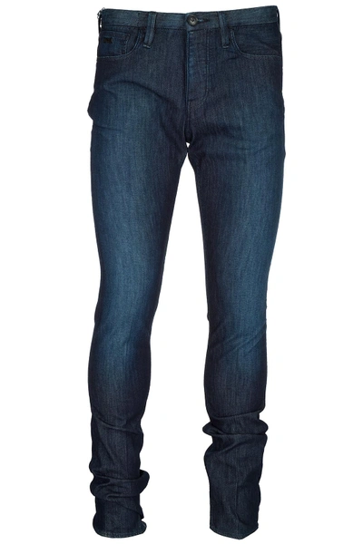 Shop Emporio Armani Men's Jeans Denim In Blue