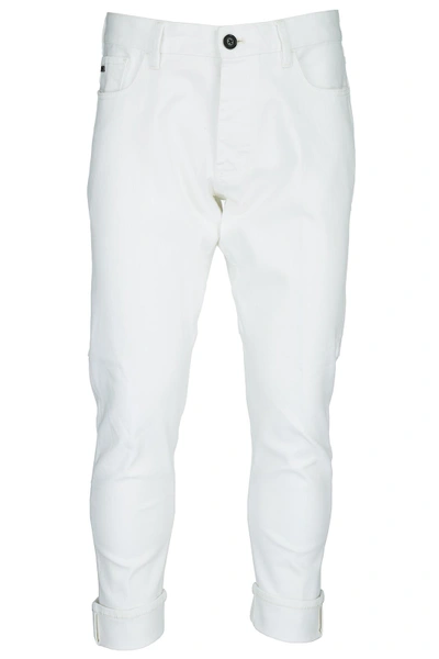 Shop Emporio Armani Men's Jeans Denim In White