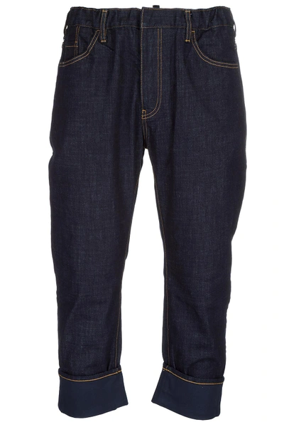 Shop Emporio Armani Men's Jeans Denim In Blue