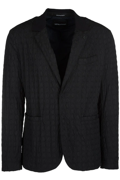 Shop Emporio Armani Men's Jacket Blazer In Black