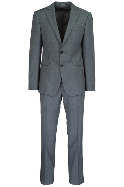 Shop Emporio Armani Men's Suit In Grey