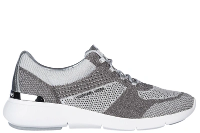 Shop Michael Kors Women's Shoes Trainers Sneakers  Skyler In Grey