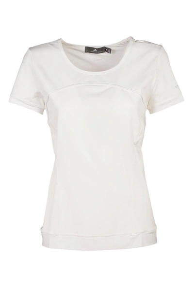 Shop Adidas By Stella Mccartney Women's T-shirt Short Sleeve Crew Neck Round In White