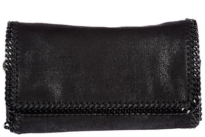 Shop Stella Mccartney Women's Cross-body Messenger Shoulder Bag  Falabella Shaggy Deer In Black