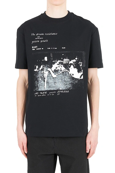Shop Mcq By Alexander Mcqueen Men's Short Sleeve T-shirt Crew Neckline Jumper In Black
