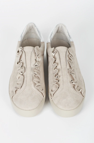 Shop Joie Daw Suede Sneaker In Pale Grey