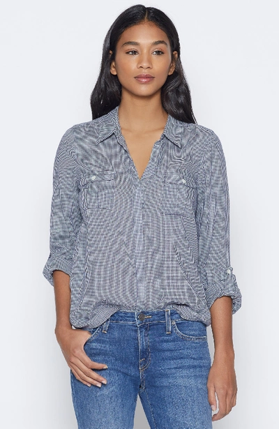 Shop Joie Booker Long Sleeve Top In Blue