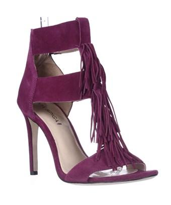 purple dress sandals