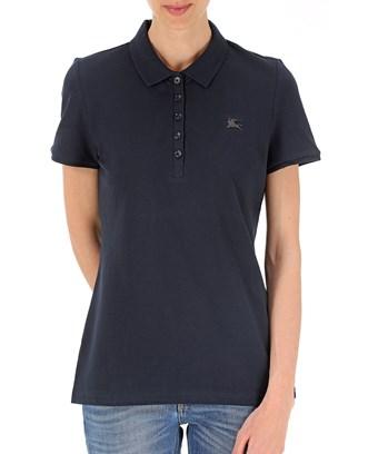 burberry polo shirt womens blue