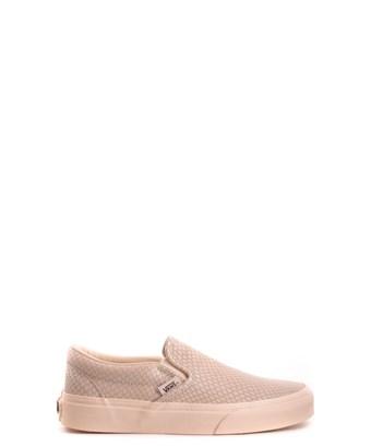 vans beige leather slip ons vans beige leather slip ons