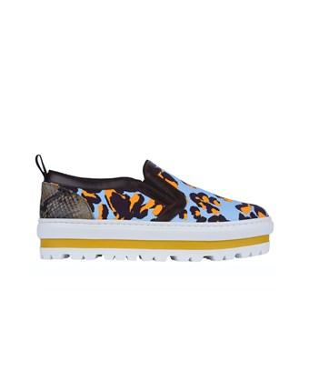 Msgm Women's Multicolor Fabric Slip On Sneakers In Multiple Colors |  ModeSens
