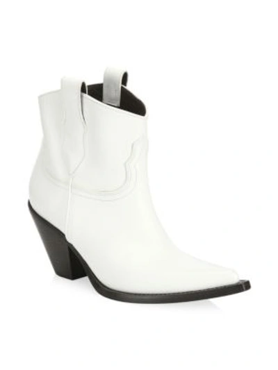 Shop Maison Margiela Western Booties In White