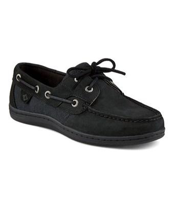 black sperry top sider women's