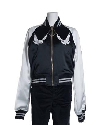 off white bomber jacket womens