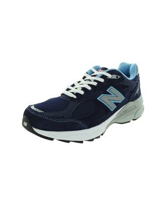 New Balance Women's 990v3 Running Shoe In Navy/white/light Blue | ModeSens