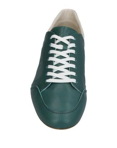 Shop Hogan Sneakers In Dark Green