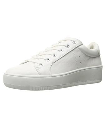 steve madden white slip ons