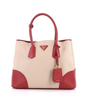 prada cuir double tote