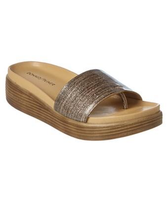 donald pliner silver sandals