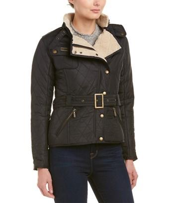 Barbour Matlock Quilted Jacket In Black 