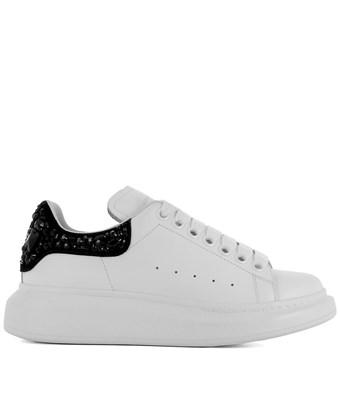 alexander mcqueen black glitter sneakers