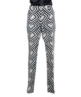 printed linen pants