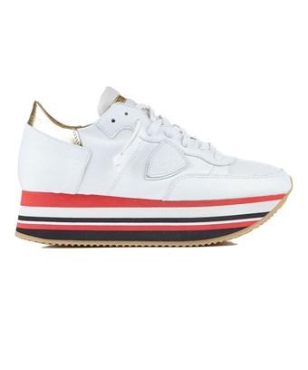 Philippe Model Platform Sneaker Eiffel In White | ModeSens