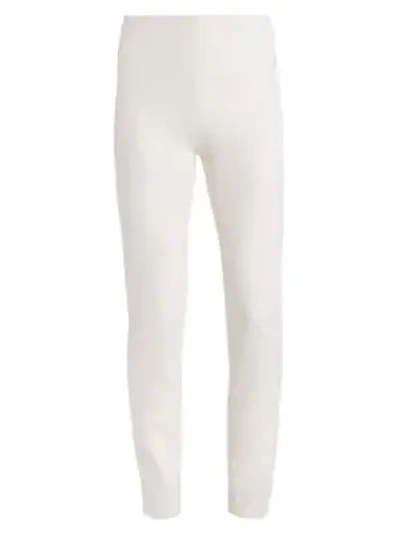 Shop Ralph Lauren Iconic Style Annie Pants In Cream