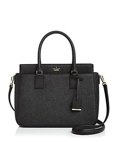 Shop Kate Spade New York Cameron Street Sally Leather Handbag In Black/gold