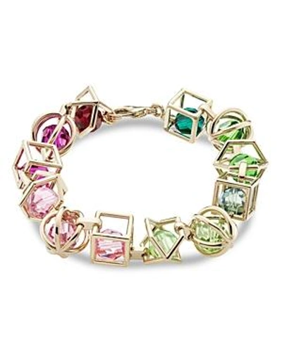 Shop Atelier Swarovski X Mary Katrantzou Nostalgia Link Bracelet In Multi